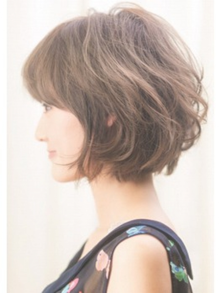 30代40代 ひし形フォルムの小顔ショートボブ ヘアスタイル Virgo ウィルゴ 美容室
